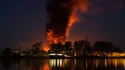 Крупный пожар в Ленинградской области локализован